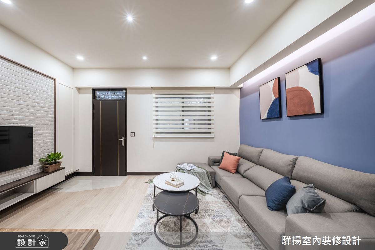 25坪老屋(31~40年)＿現代風玄關客廳案例圖片＿驊揚室內裝修設計有限公司＿驊揚_62大社透天之10