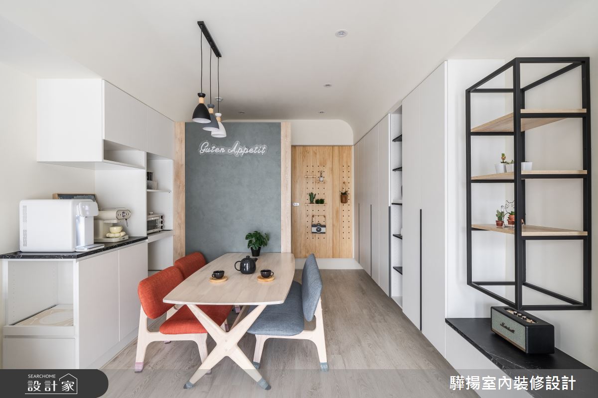 20坪新成屋(5年以下)＿現代風玄關餐廳案例圖片＿驊揚室內裝修設計有限公司＿驊揚_63港心之5