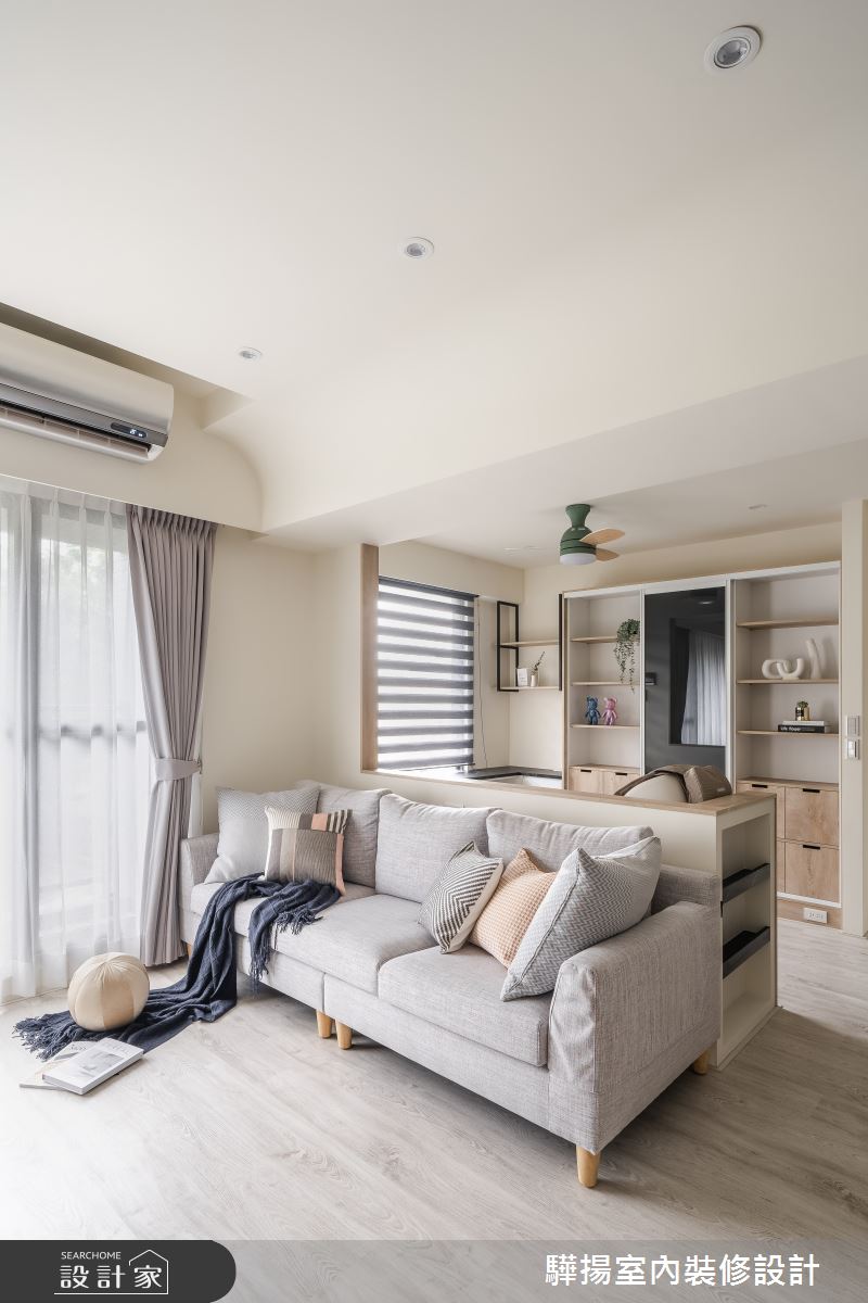 20坪新成屋(5年以下)＿現代風客廳案例圖片＿驊揚室內裝修設計有限公司＿驊揚_63港心之14