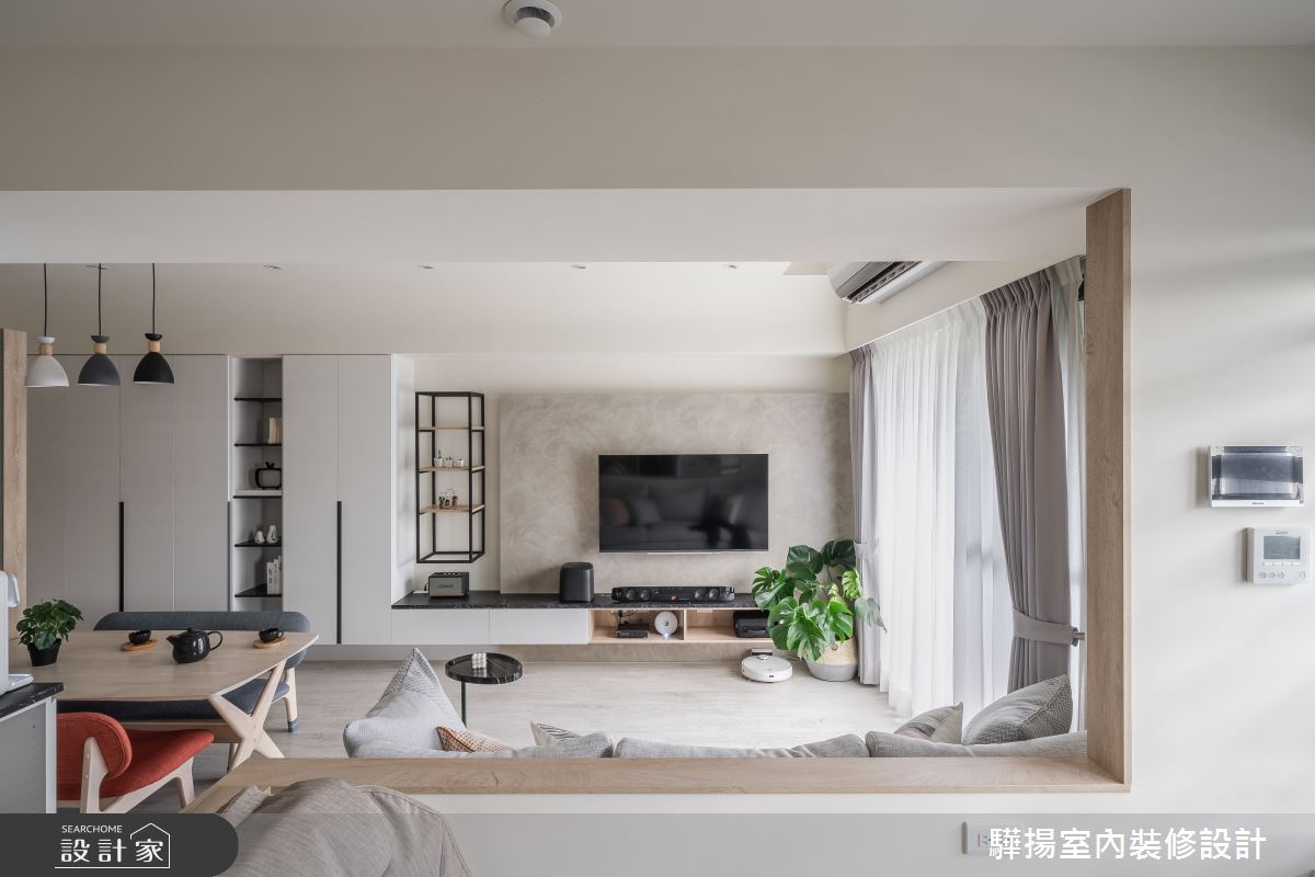 20坪新成屋(5年以下)＿現代風客廳餐廳案例圖片＿驊揚室內裝修設計有限公司＿驊揚_63港心之16