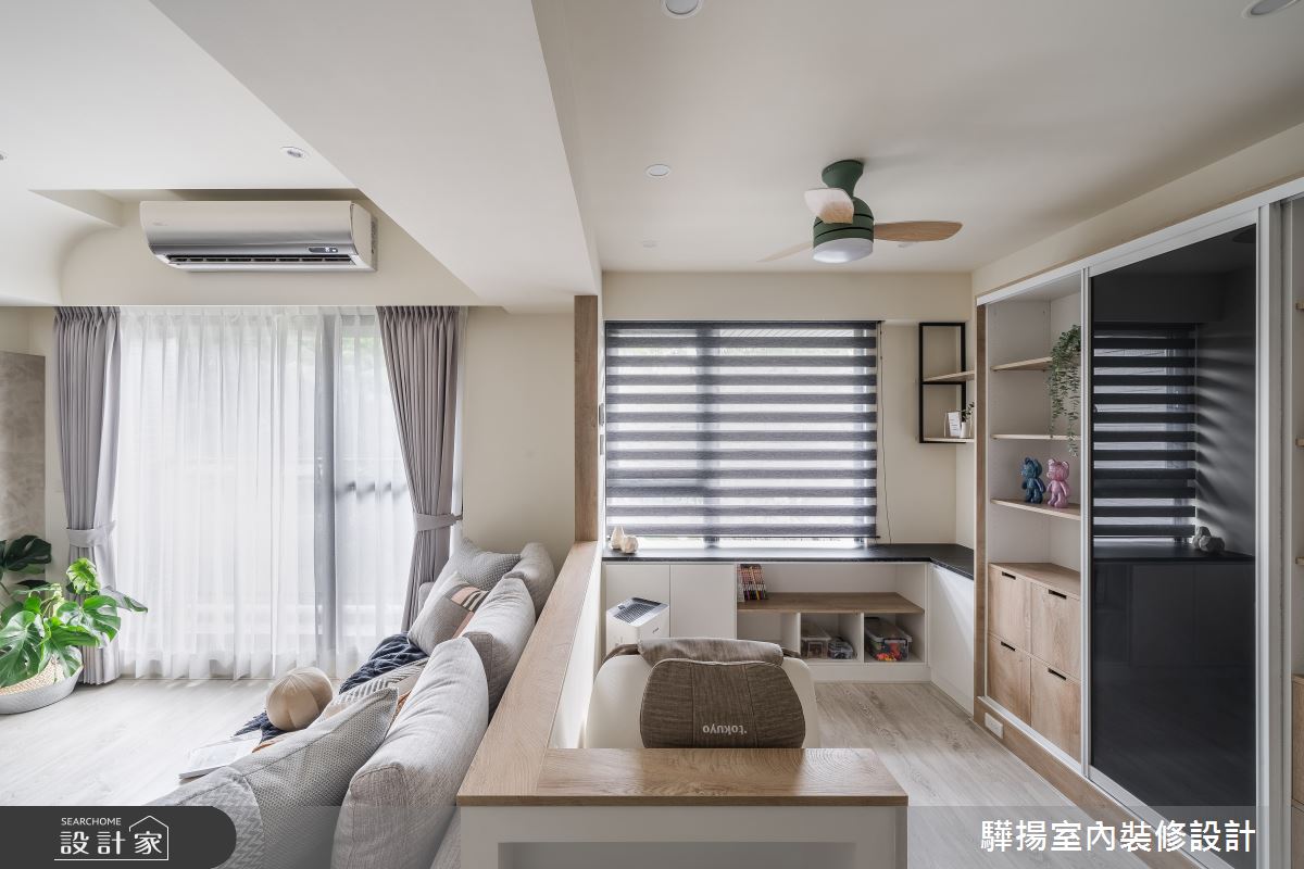 20坪新成屋(5年以下)＿現代風客廳多功能室案例圖片＿驊揚室內裝修設計有限公司＿驊揚_63港心之18