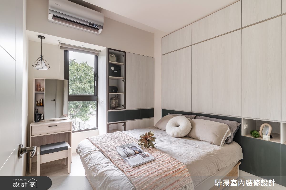 20坪新成屋(5年以下)＿現代風臥室案例圖片＿驊揚室內裝修設計有限公司＿驊揚_63港心之23