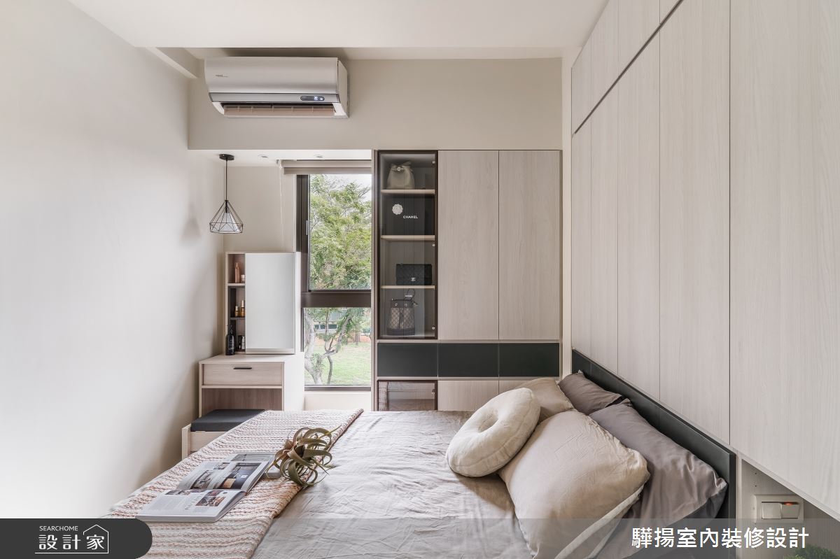 20坪新成屋(5年以下)＿現代風臥室案例圖片＿驊揚室內裝修設計有限公司＿驊揚_63港心之22