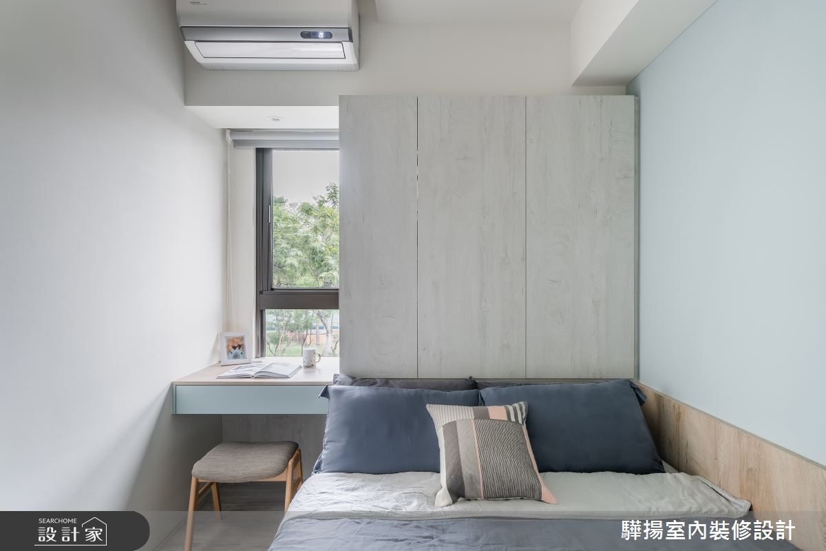 20坪新成屋(5年以下)＿現代風臥室案例圖片＿驊揚室內裝修設計有限公司＿驊揚_63港心之25