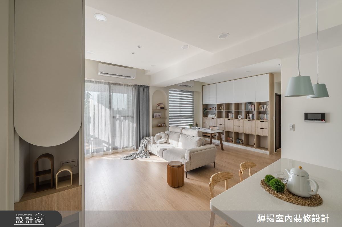 19坪新成屋(5年以下)＿簡約風客廳餐廳案例圖片＿驊揚室內裝修設計有限公司＿驊揚_64日式簡約風新成屋融合無印良品之6