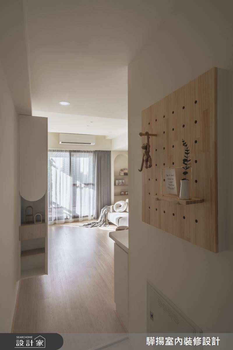 19坪新成屋(5年以下)＿簡約風玄關案例圖片＿驊揚室內裝修設計有限公司＿驊揚_64日式簡約風新成屋融合無印良品之1