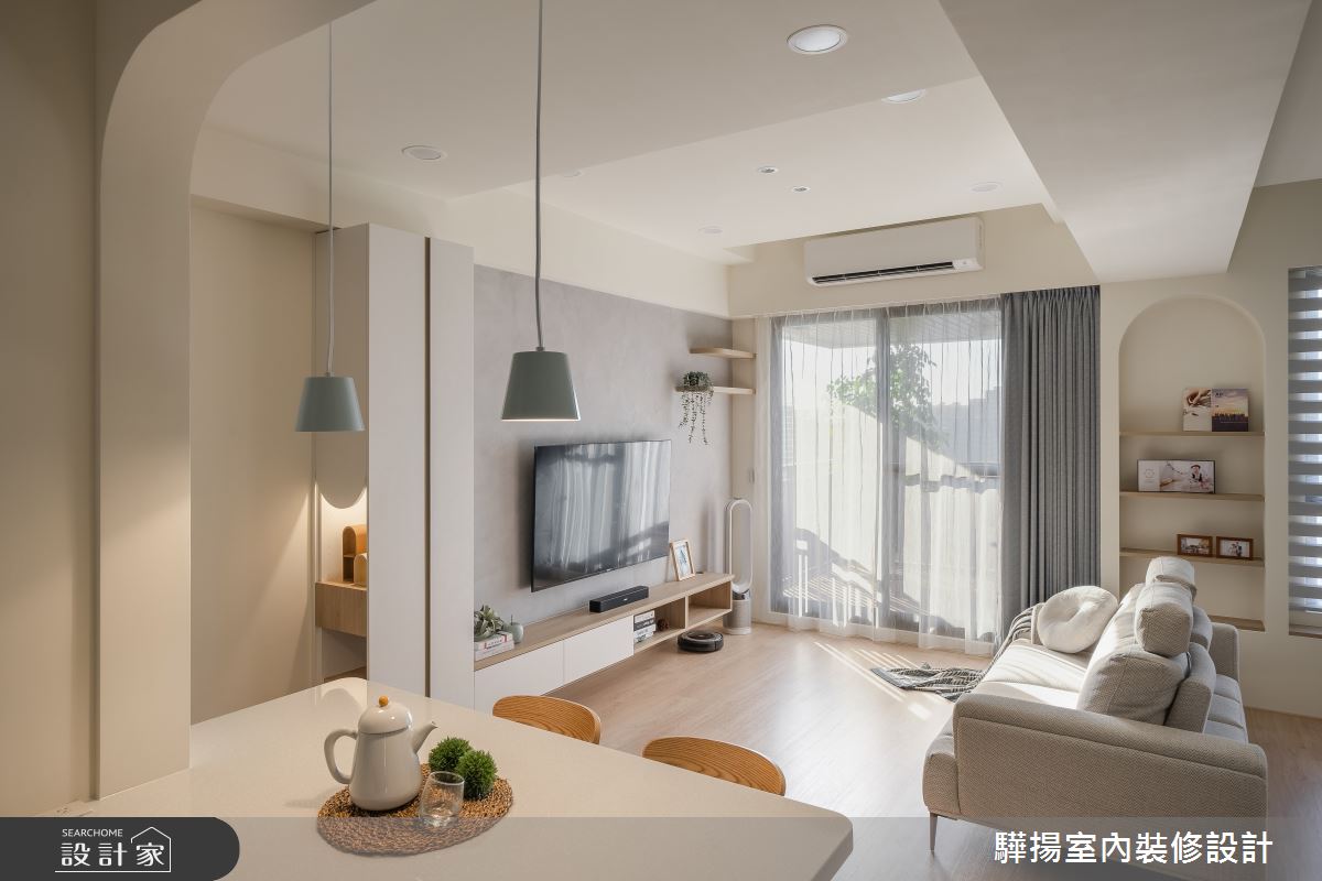 19坪新成屋(5年以下)＿簡約風客廳餐廳案例圖片＿驊揚室內裝修設計有限公司＿驊揚_64日式簡約風新成屋融合無印良品之12