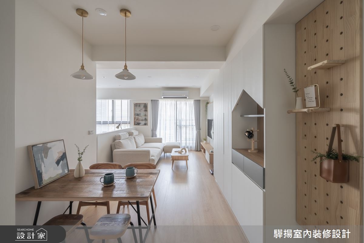 17坪新成屋(5年以下)＿現代風玄關客廳餐廳案例圖片＿驊揚室內裝修設計有限公司＿驊揚_65心灣LRT之2