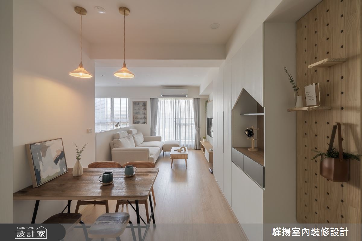 17坪新成屋(5年以下)＿現代風玄關客廳餐廳案例圖片＿驊揚室內裝修設計有限公司＿驊揚_65心灣LRT之3
