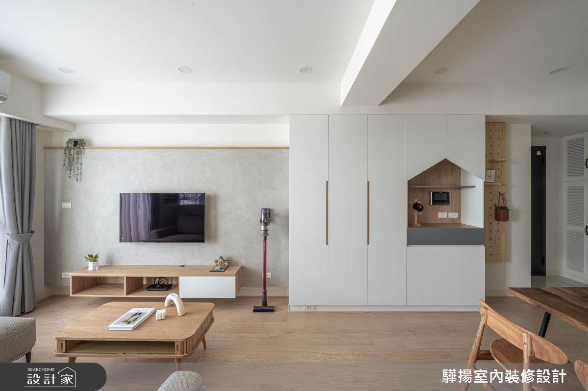 17坪新成屋(5年以下)＿現代風玄關客廳餐廳案例圖片＿驊揚室內裝修設計有限公司＿驊揚_65心灣LRT之7