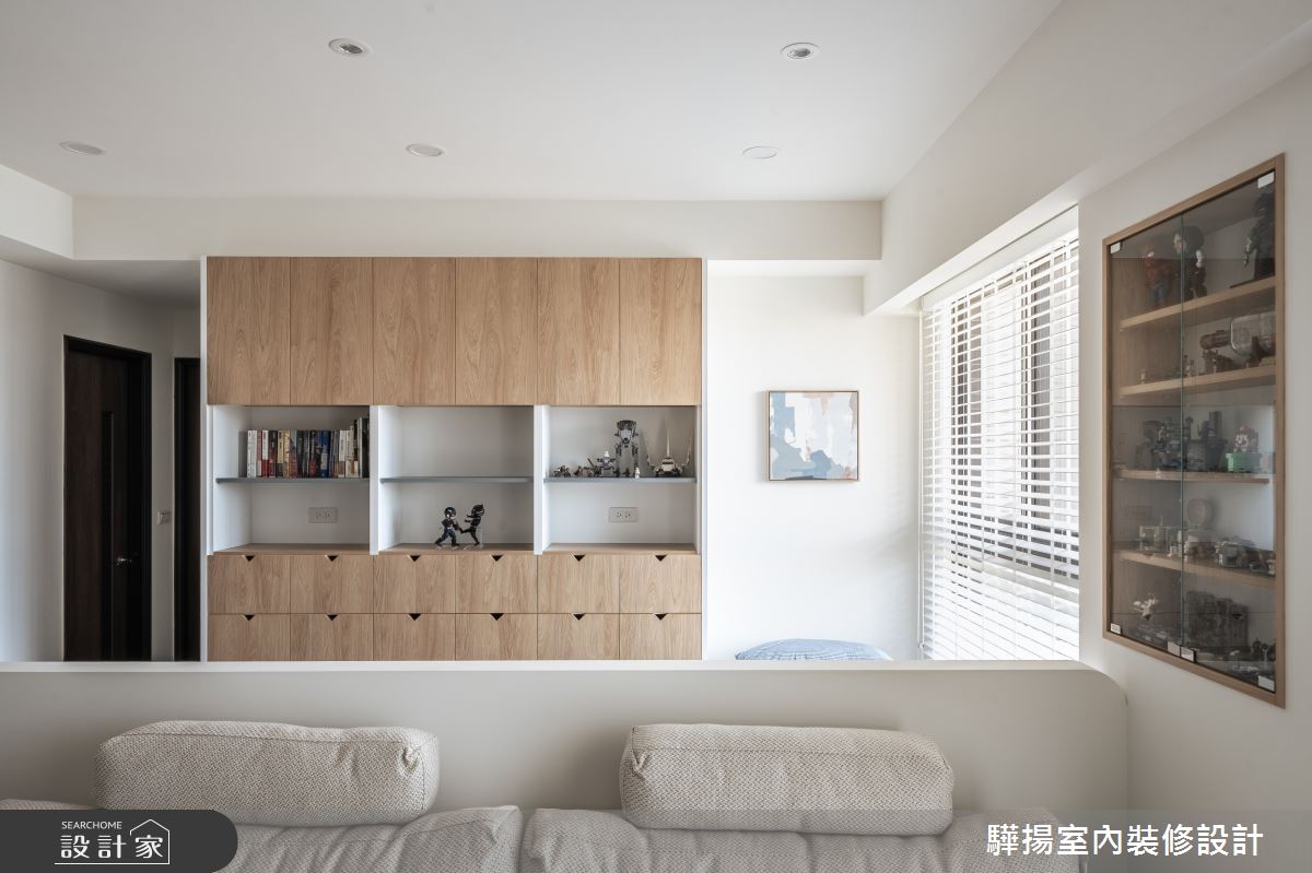 17坪新成屋(5年以下)＿現代風客廳書房工作區案例圖片＿驊揚室內裝修設計有限公司＿驊揚_65心灣LRT之13