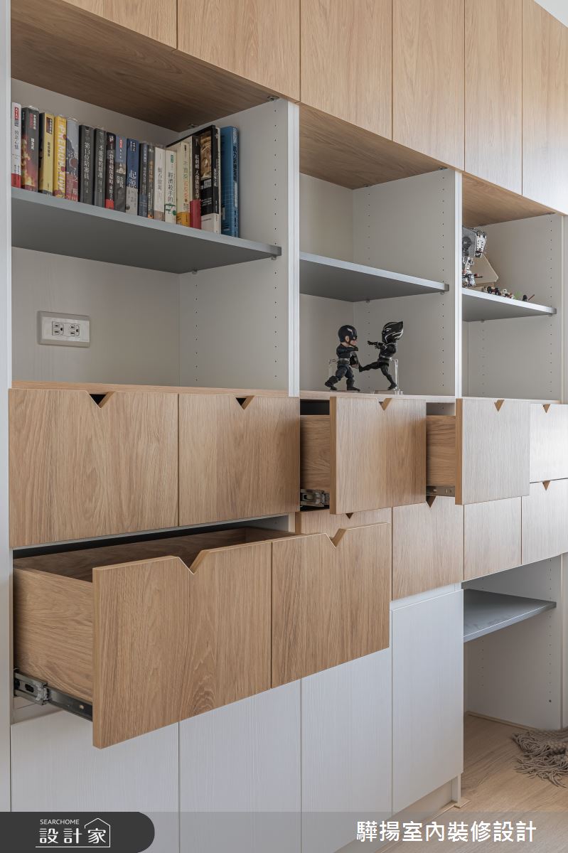 17坪新成屋(5年以下)＿現代風書房工作區案例圖片＿驊揚室內裝修設計有限公司＿驊揚_65心灣LRT之17