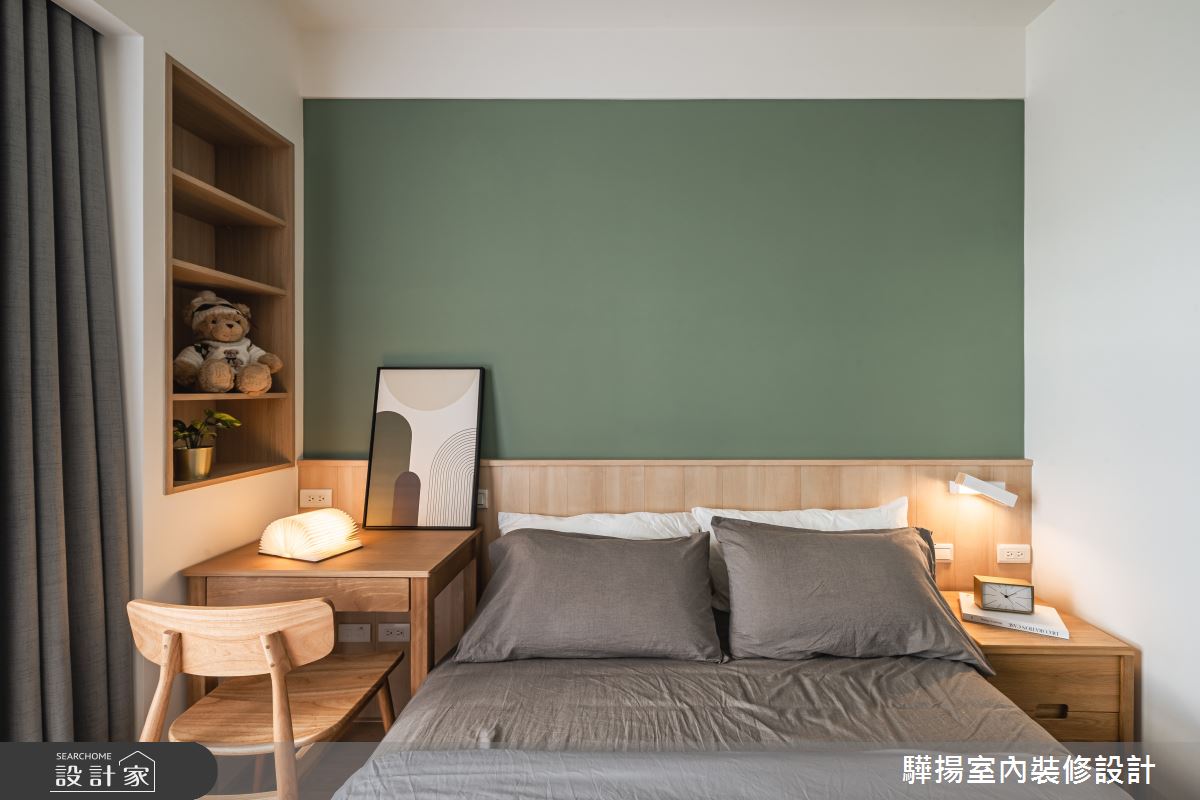 17坪新成屋(5年以下)＿現代風臥室案例圖片＿驊揚室內裝修設計有限公司＿驊揚_65心灣LRT之23