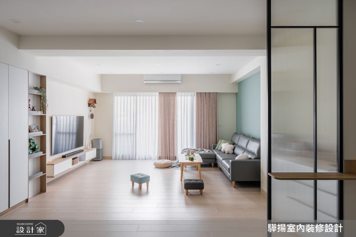 65坪新成屋(5年以下)＿現代風客廳案例圖片＿驊揚室內裝修設計有限公司＿驊揚_68之2