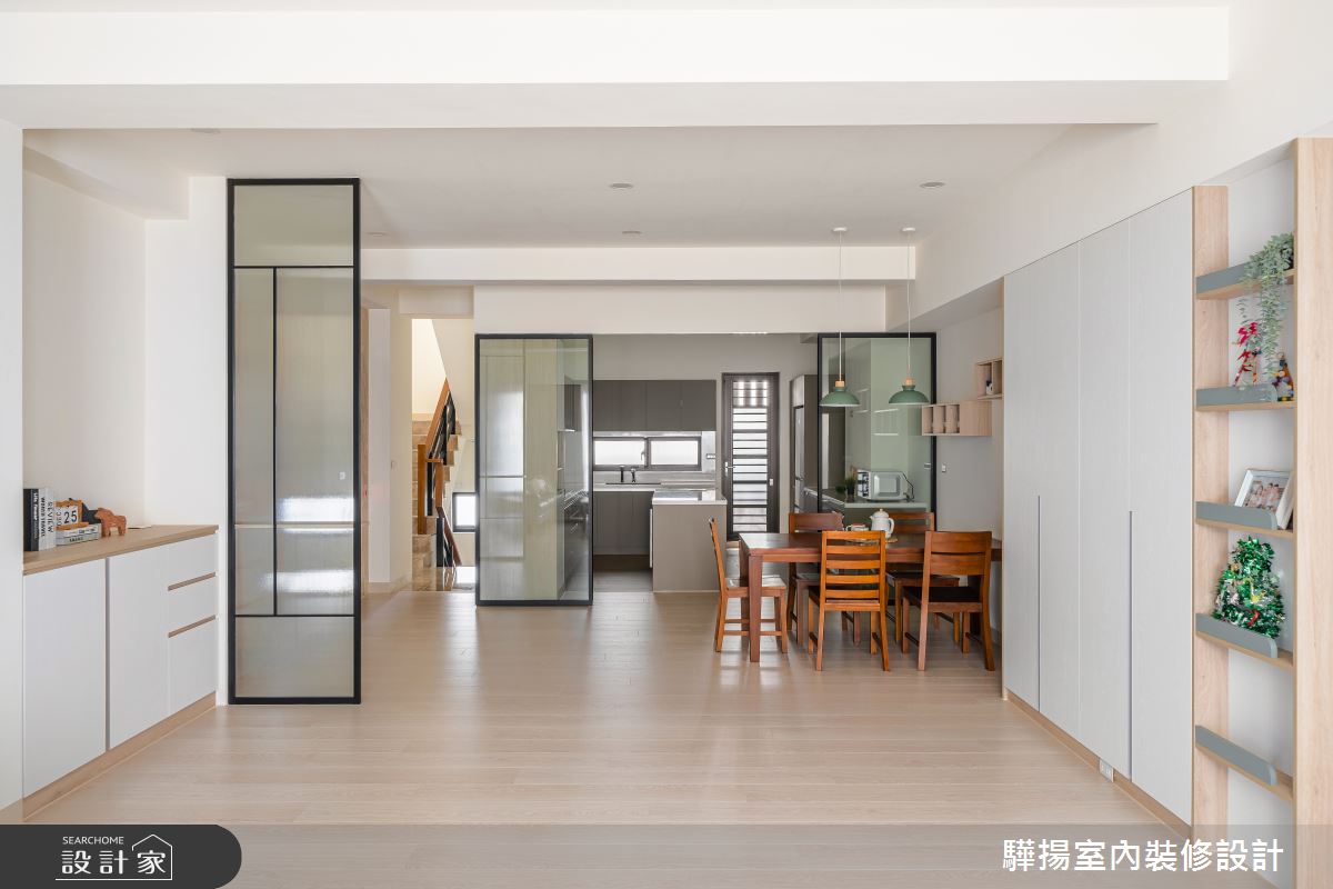 65坪新成屋(5年以下)＿現代風餐廳廚房樓梯案例圖片＿驊揚室內裝修設計有限公司＿驊揚_68之11