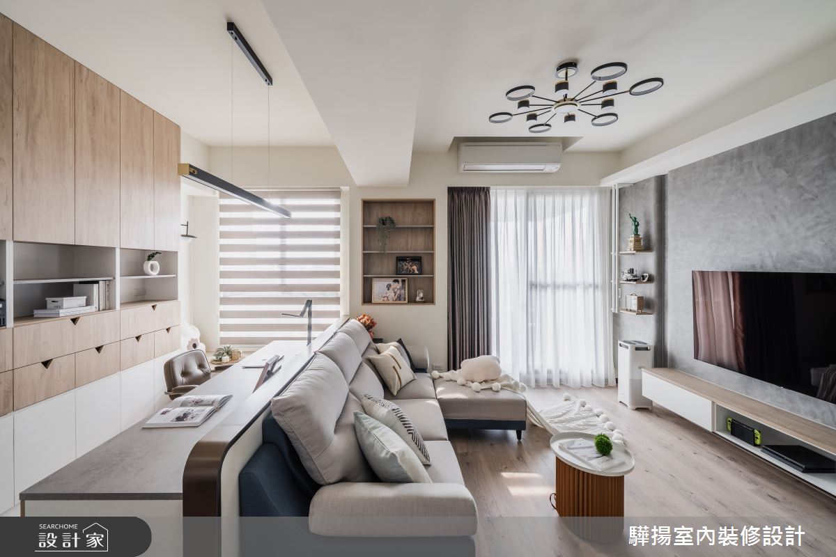 新成屋(5年以下)＿北歐風客廳書房工作區案例圖片＿驊揚室內裝修設計有限公司＿驊揚_72之6