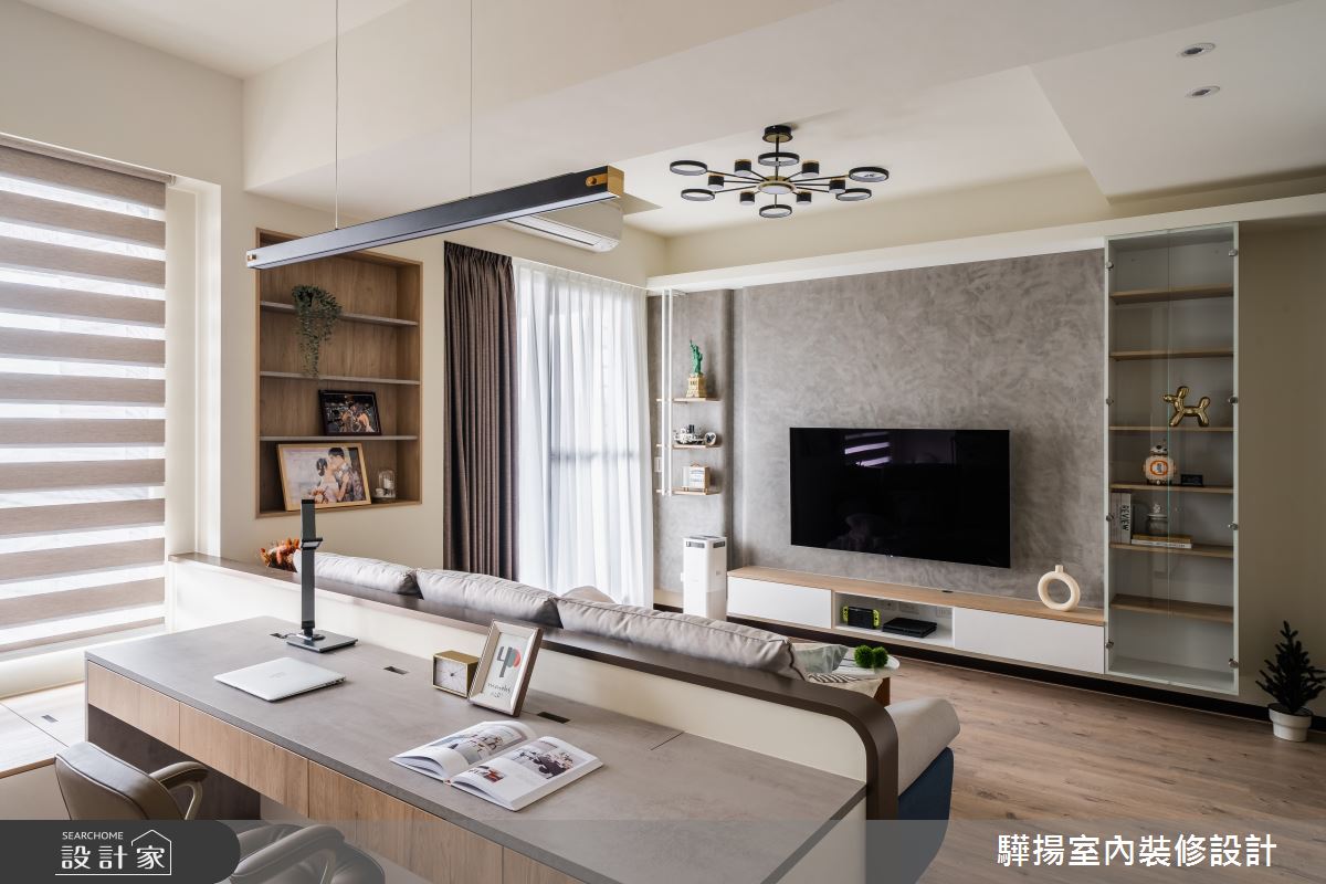 新成屋(5年以下)＿北歐風客廳書房工作區案例圖片＿驊揚室內裝修設計有限公司＿驊揚_72之12