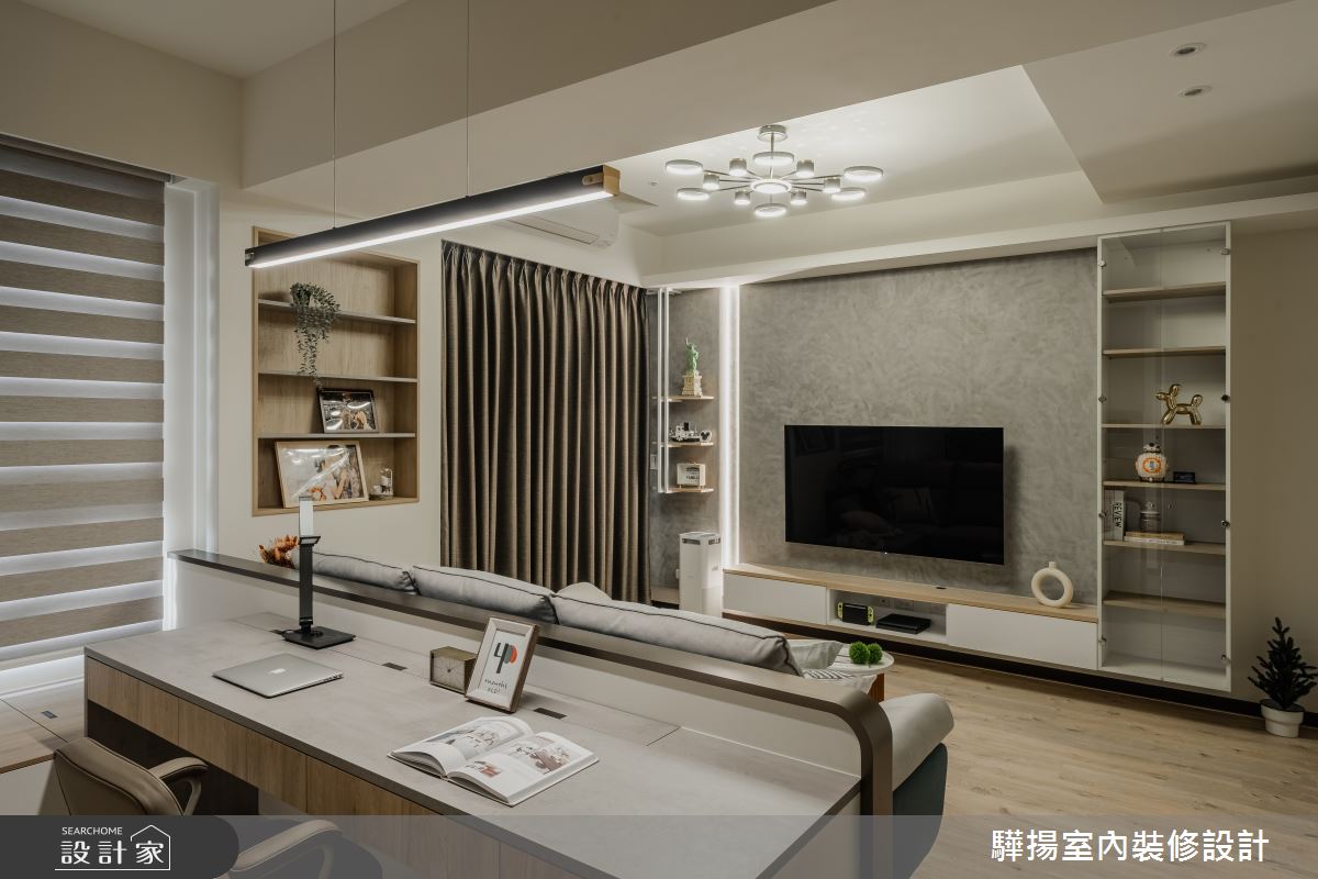 新成屋(5年以下)＿北歐風客廳書房工作區案例圖片＿驊揚室內裝修設計有限公司＿驊揚_72之13
