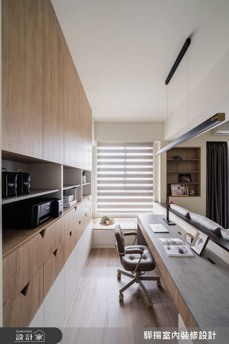 新成屋(5年以下)＿北歐風書房工作區臥榻案例圖片＿驊揚室內裝修設計有限公司＿驊揚_72之17