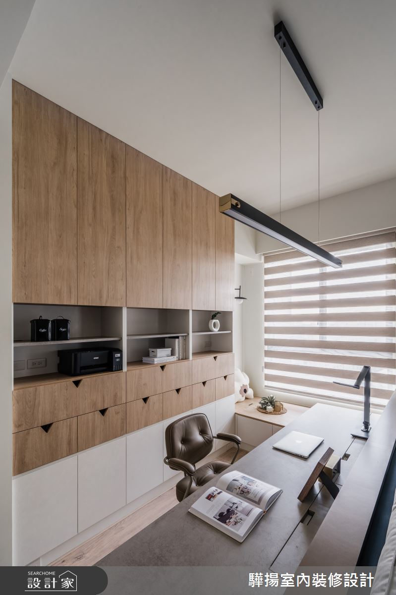 新成屋(5年以下)＿北歐風書房工作區臥榻案例圖片＿驊揚室內裝修設計有限公司＿驊揚_72之18