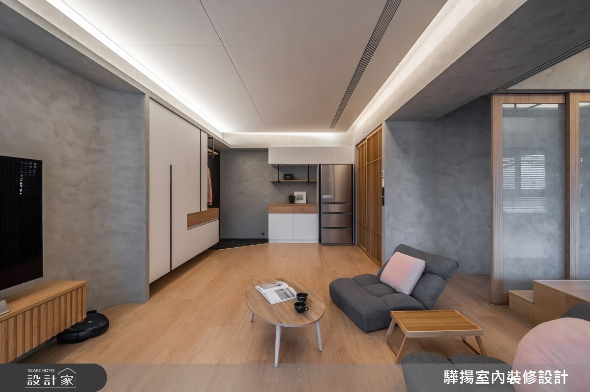21坪新成屋(5年以下)＿日式無印風玄關客廳案例圖片＿驊揚室內裝修設計有限公司＿驊揚_73之9