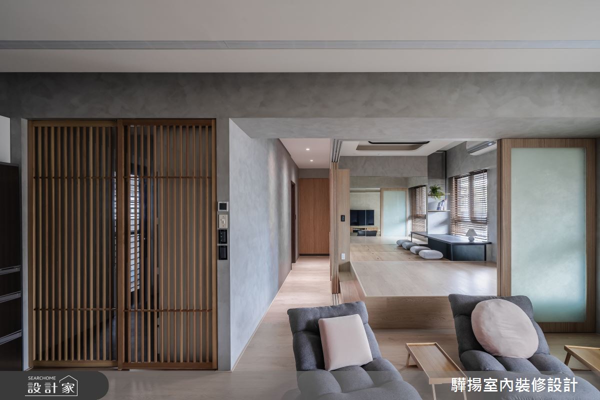 21坪新成屋(5年以下)＿日式無印風客廳廚房和室走廊家庭健身房多功能室案例圖片＿驊揚室內裝修設計有限公司＿驊揚_73之19