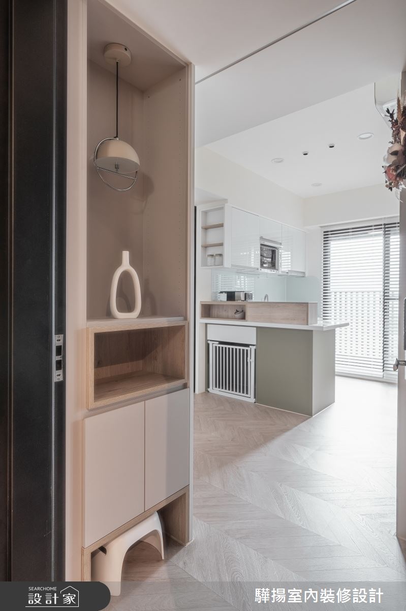 10坪新成屋(5年以下)＿現代美式風玄關廚房案例圖片＿驊揚室內裝修設計有限公司＿驊揚_74之1
