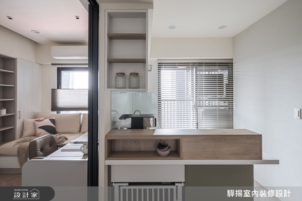 10坪新成屋(5年以下)＿現代美式風客廳廚房案例圖片＿驊揚室內裝修設計有限公司＿驊揚_74之7