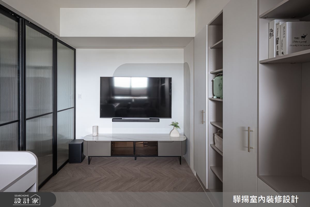 10坪新成屋(5年以下)＿現代美式風客廳案例圖片＿驊揚室內裝修設計有限公司＿驊揚_74之16