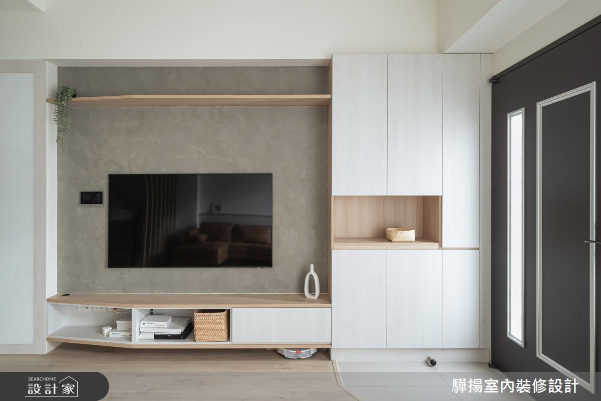 28坪新成屋(5年以下)＿北歐風玄關客廳案例圖片＿驊揚室內裝修設計有限公司＿驊揚_75之2