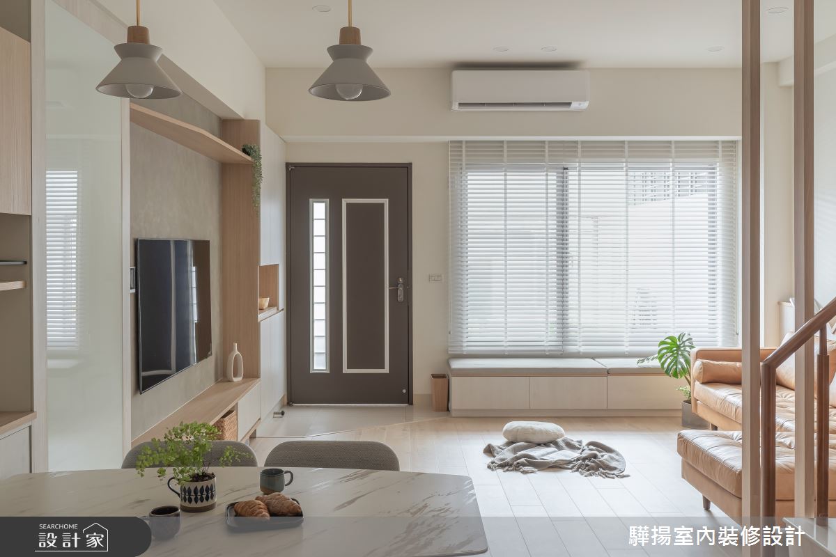 28坪新成屋(5年以下)＿北歐風玄關客廳餐廳臥榻案例圖片＿驊揚室內裝修設計有限公司＿驊揚_75之8
