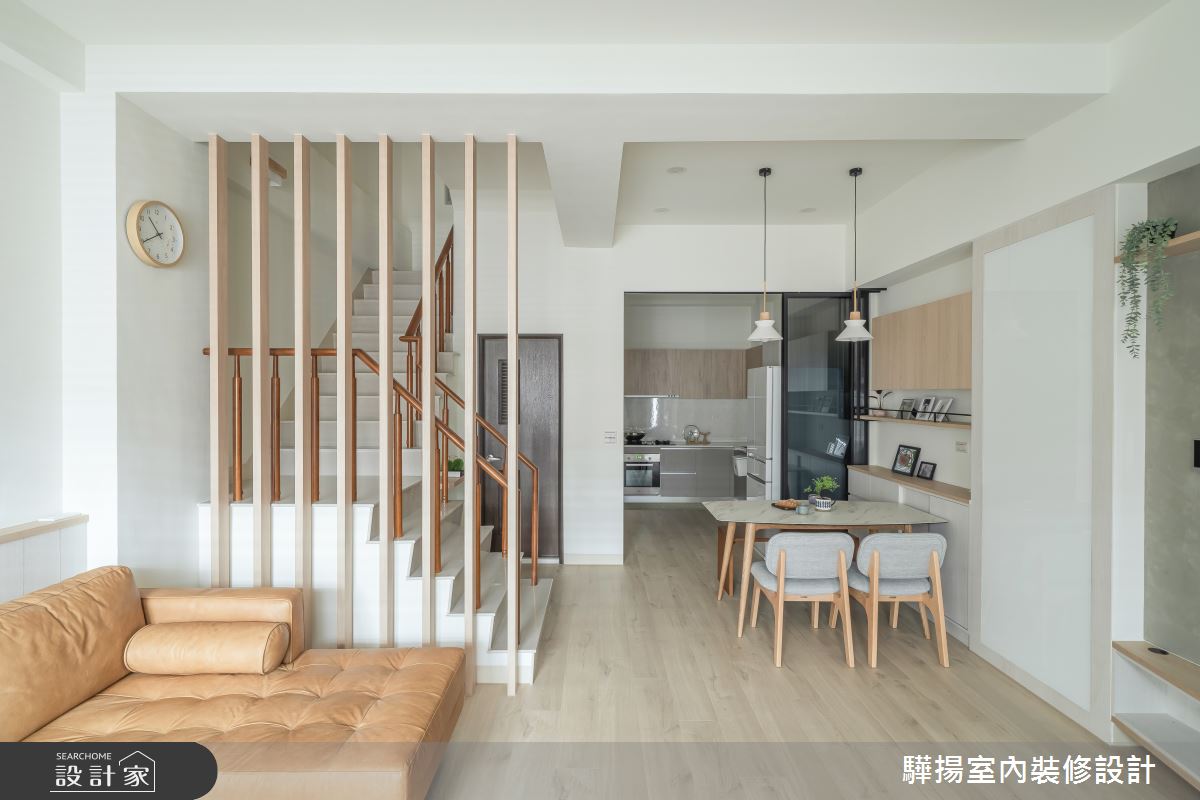 28坪新成屋(5年以下)＿北歐風客廳餐廳廚房樓梯案例圖片＿驊揚室內裝修設計有限公司＿驊揚_75之10