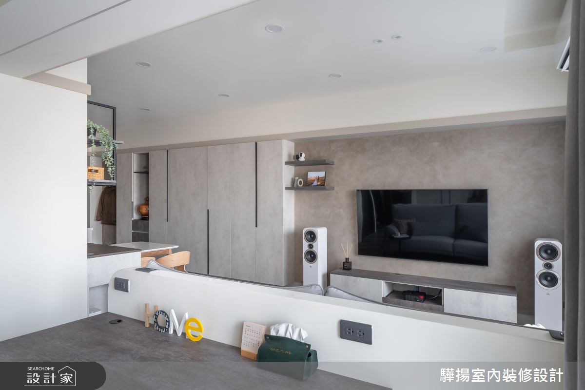 16坪新成屋(5年以下)＿現代風客廳餐廳書房案例圖片＿驊揚室內裝修設計有限公司＿驊揚_77之10