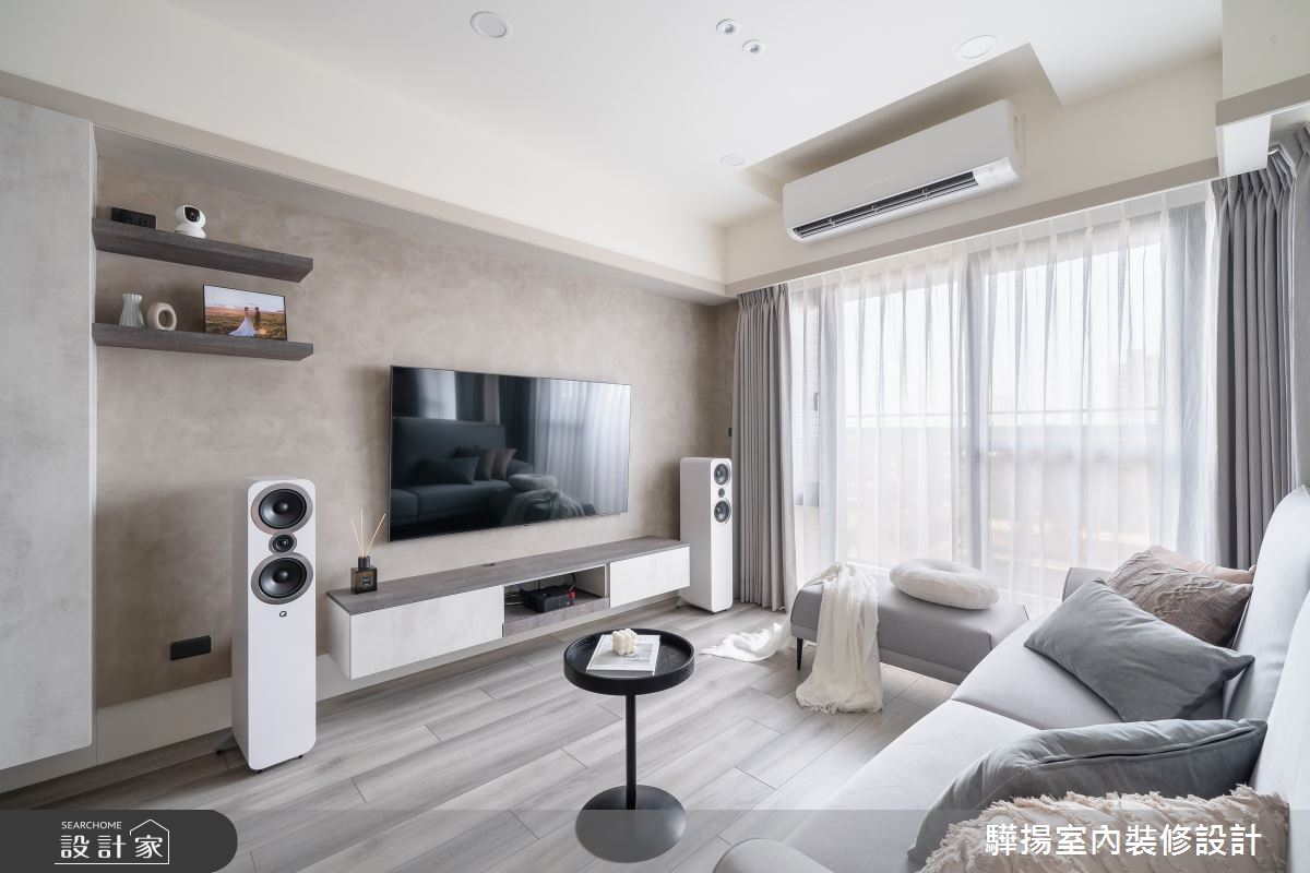 16坪新成屋(5年以下)＿現代風客廳案例圖片＿驊揚室內裝修設計有限公司＿驊揚_77之11
