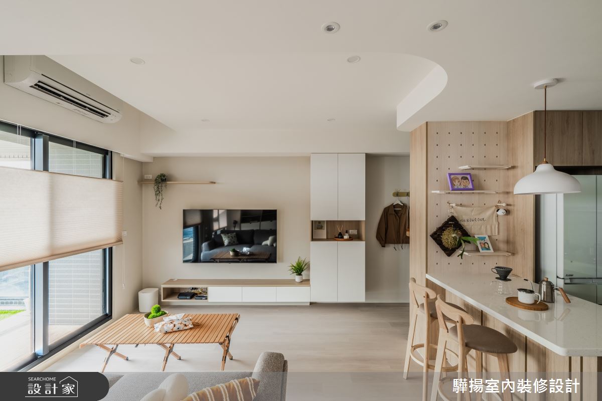 16坪新成屋(5年以下)＿現代風客廳餐廳廚房吧檯案例圖片＿驊揚室內裝修設計有限公司＿驊揚_78之4
