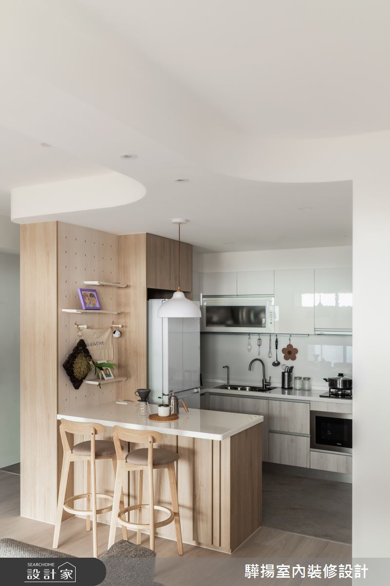 16坪新成屋(5年以下)＿現代風餐廳廚房吧檯中島案例圖片＿驊揚室內裝修設計有限公司＿驊揚_78之6