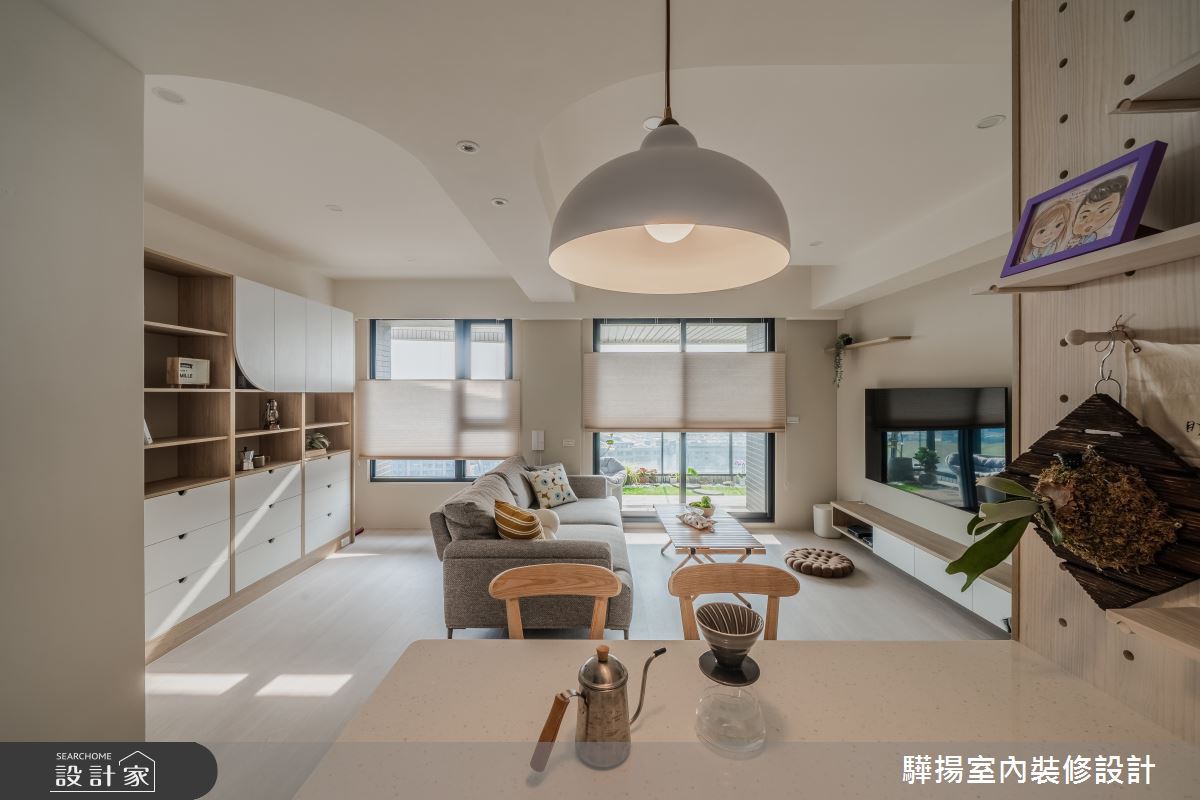 16坪新成屋(5年以下)＿現代風客廳餐廳多功能室案例圖片＿驊揚室內裝修設計有限公司＿驊揚_78之11