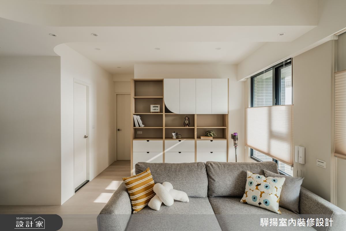 16坪新成屋(5年以下)＿現代風客廳書房案例圖片＿驊揚室內裝修設計有限公司＿驊揚_78之14