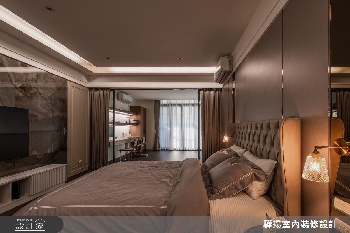20坪老屋(16~30年)＿奢華風臥室書房工作區案例圖片＿驊揚室內裝修設計有限公司＿驊揚_84之6