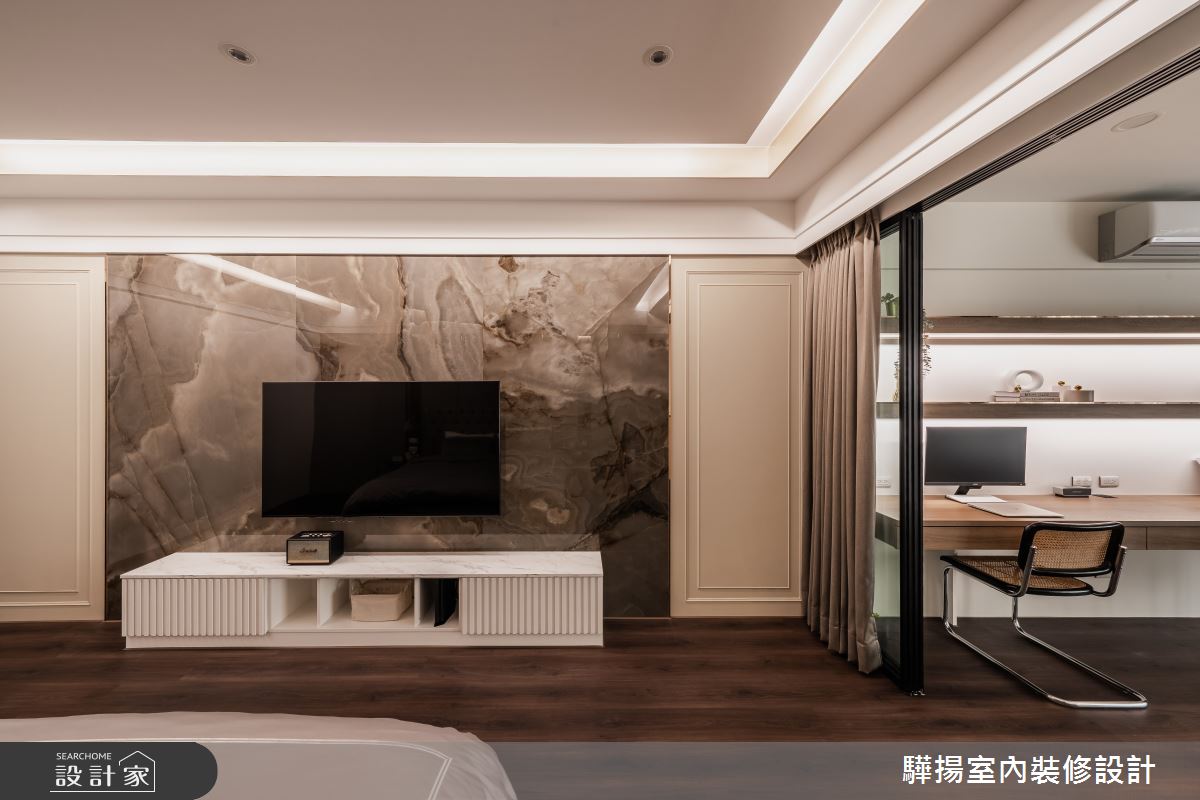 20坪老屋(16~30年)＿奢華風臥室書房工作區案例圖片＿驊揚室內裝修設計有限公司＿驊揚_84之12