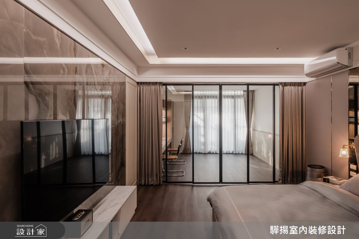 20坪老屋(16~30年)＿奢華風臥室書房工作區案例圖片＿驊揚室內裝修設計有限公司＿驊揚_84之2