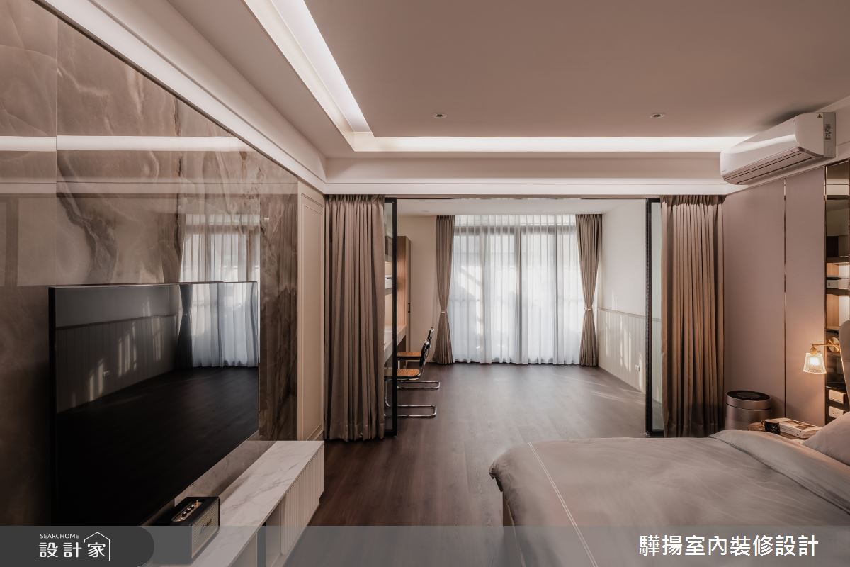 20坪老屋(16~30年)＿奢華風臥室書房工作區案例圖片＿驊揚室內裝修設計有限公司＿驊揚_84之3