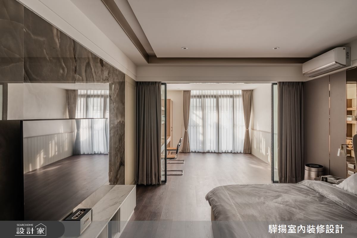 20坪老屋(16~30年)＿奢華風臥室書房工作區案例圖片＿驊揚室內裝修設計有限公司＿驊揚_84之4