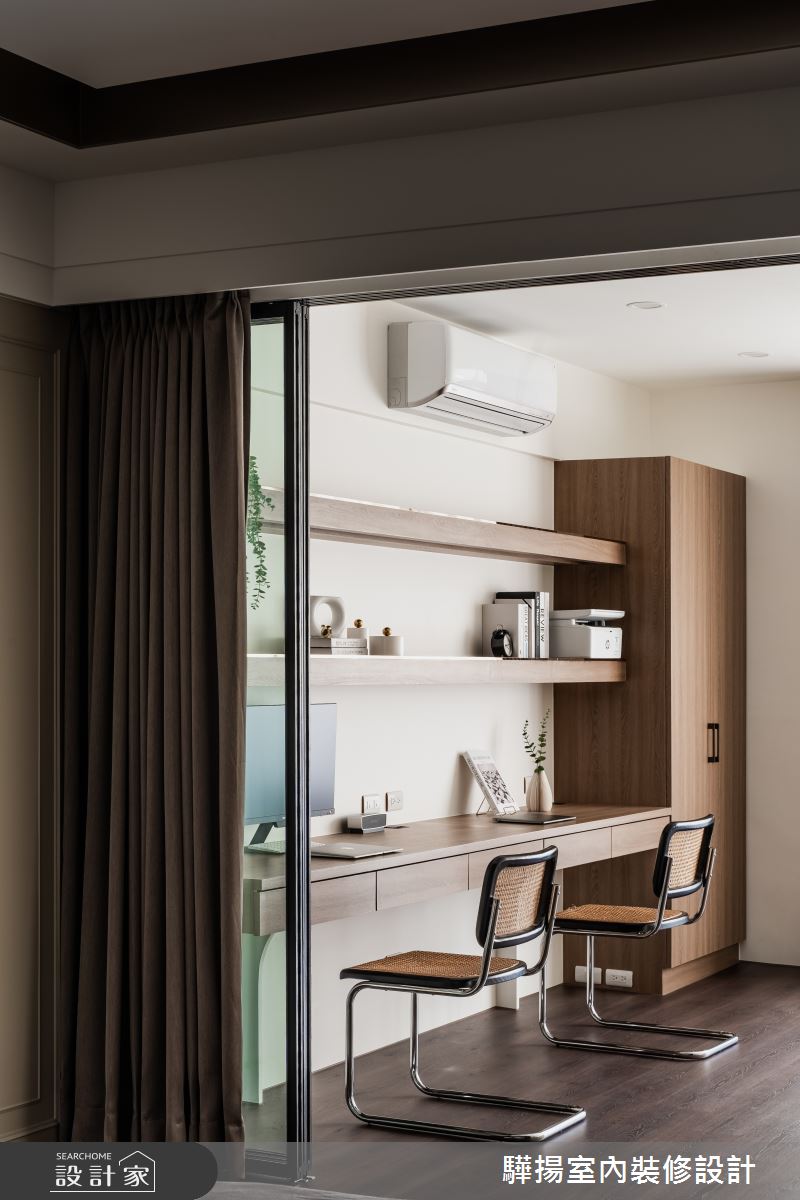 20坪老屋(16~30年)＿奢華風書房工作區案例圖片＿驊揚室內裝修設計有限公司＿驊揚_84之13