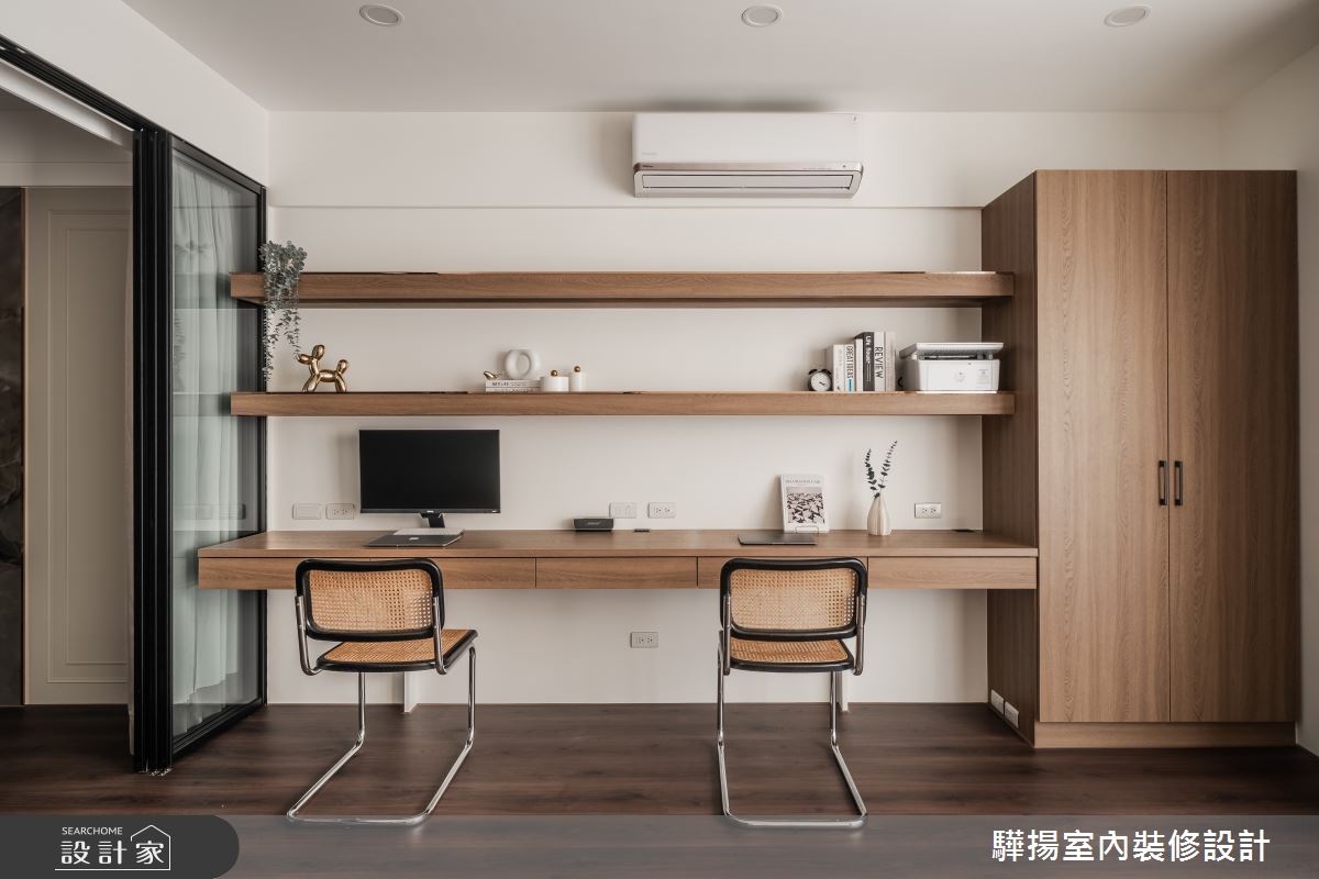 20坪老屋(16~30年)＿奢華風書房工作區案例圖片＿驊揚室內裝修設計有限公司＿驊揚_84之16