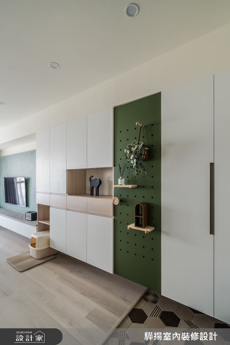 16坪新成屋(5年以下)＿北歐風玄關案例圖片＿驊揚室內裝修設計有限公司＿驊揚_88之3
