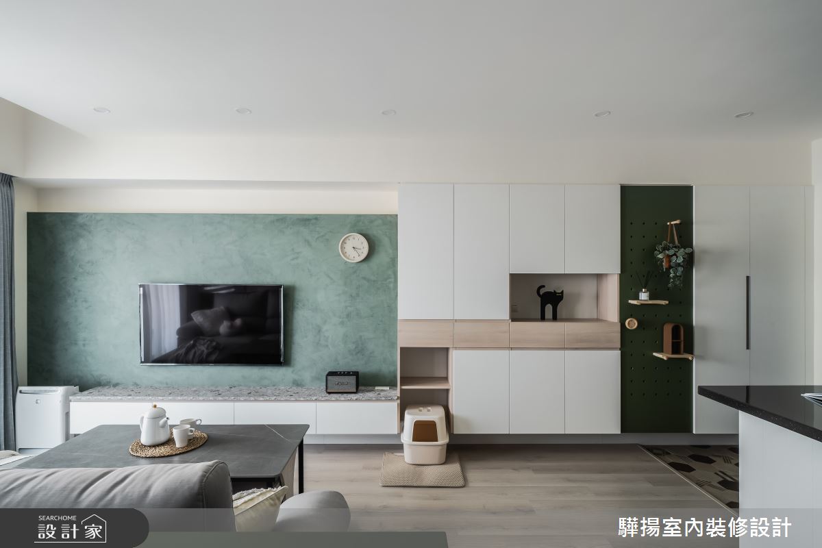 16坪新成屋(5年以下)＿北歐風客廳案例圖片＿驊揚室內裝修設計有限公司＿驊揚_88之5