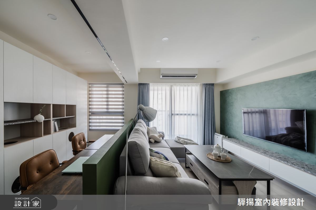 16坪新成屋(5年以下)＿北歐風客廳書房工作區案例圖片＿驊揚室內裝修設計有限公司＿驊揚_88之9