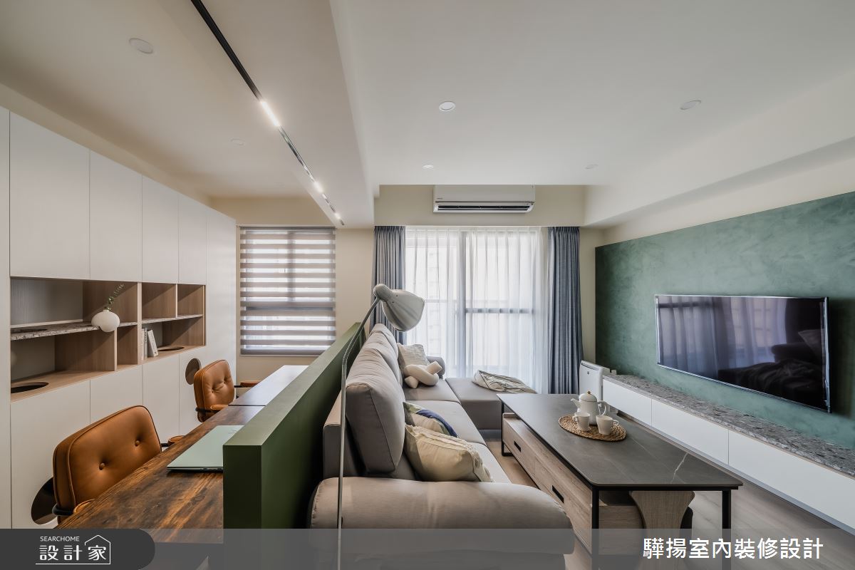 16坪新成屋(5年以下)＿北歐風客廳書房工作區案例圖片＿驊揚室內裝修設計有限公司＿驊揚_88之10