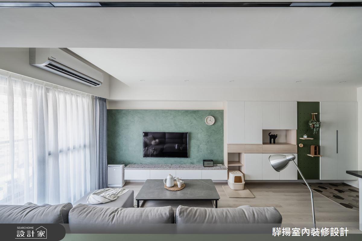 16坪新成屋(5年以下)＿北歐風玄關客廳案例圖片＿驊揚室內裝修設計有限公司＿驊揚_88之14